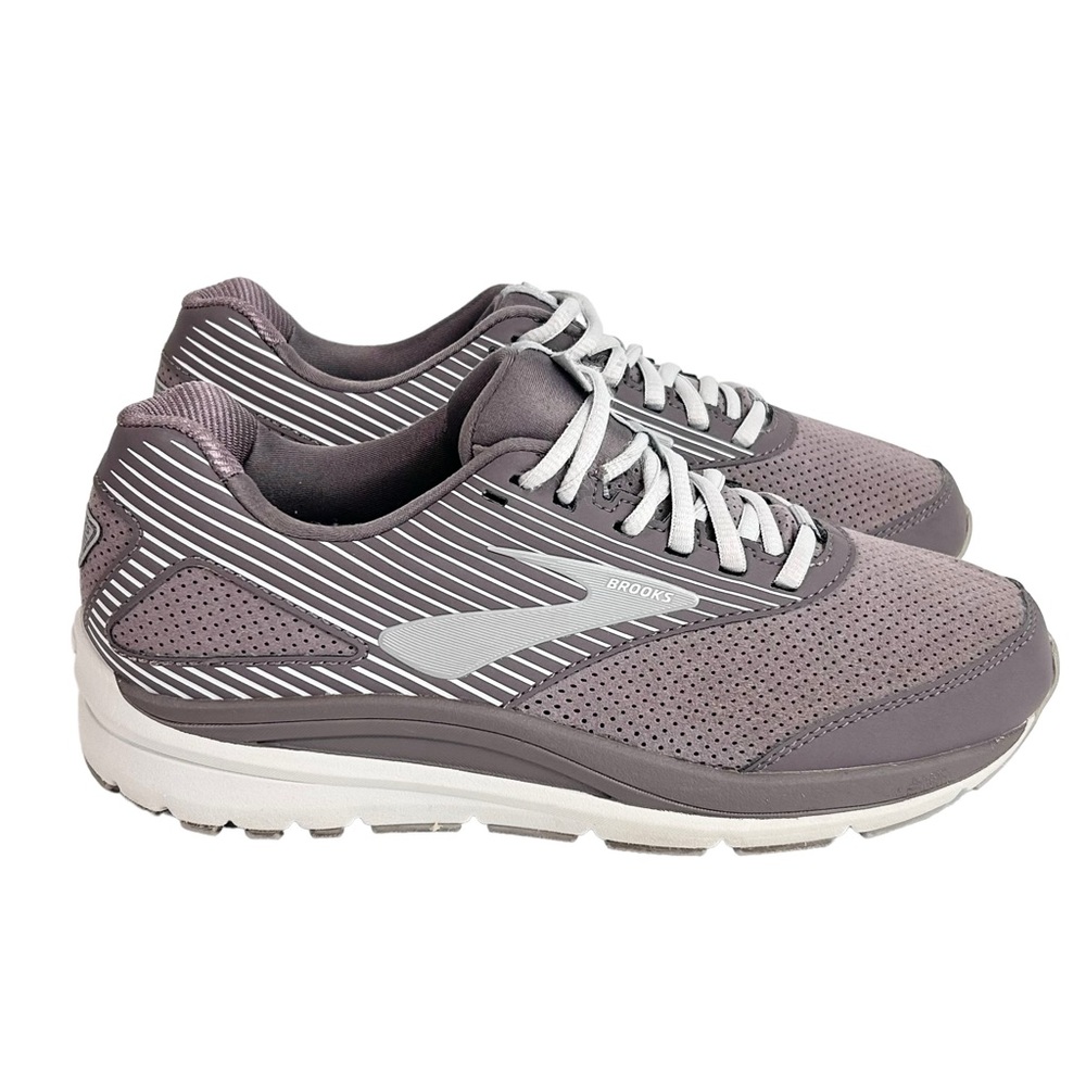 Brooks Addiction Walker Suede Shark/Alloy/Oyster size 7.5